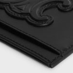 CARD HOLDER CUIR TRIOMPHE IN SHINY CALFSKIN BLACK - Image 4